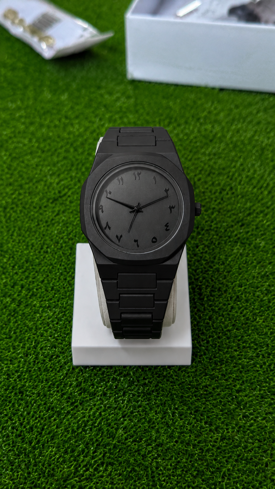 Luxury whait Arabic Dial Men's Analog Watch
