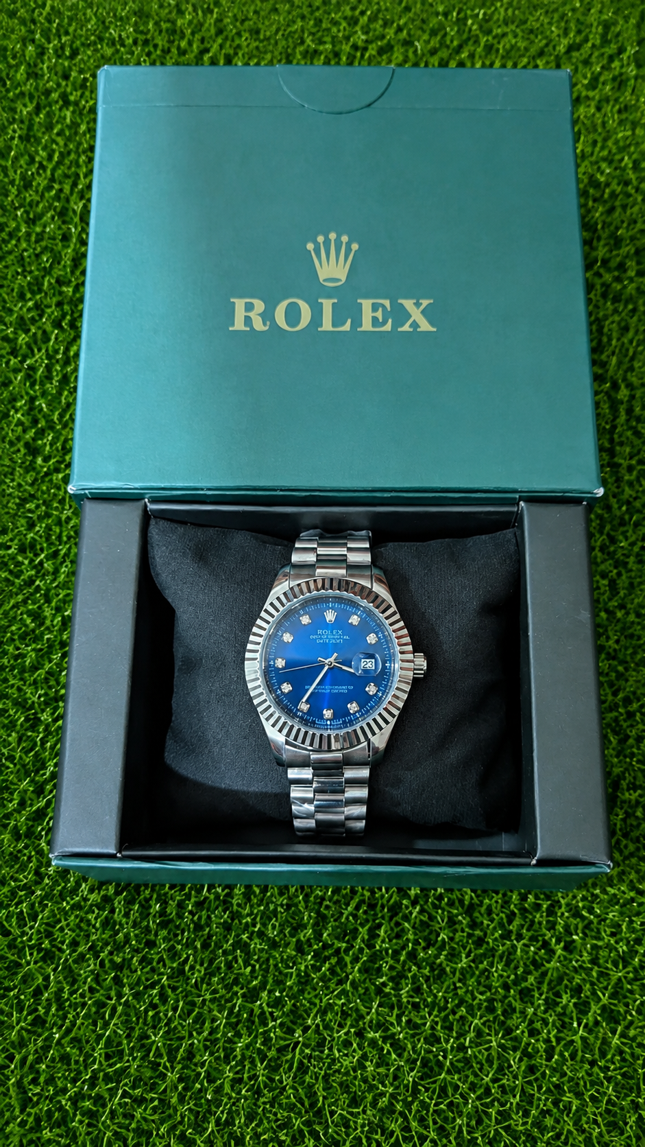 Luxury Silver Men's Analog Watch