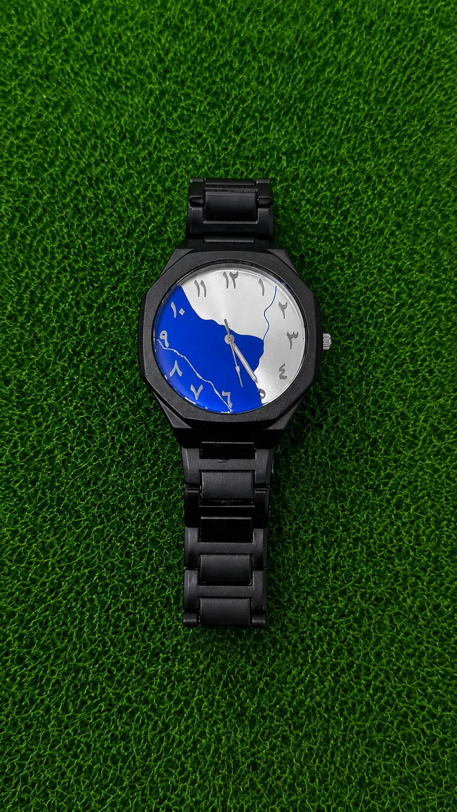 Luxury Black Arabic Dial Men's Analog Watch AJ Bazaar