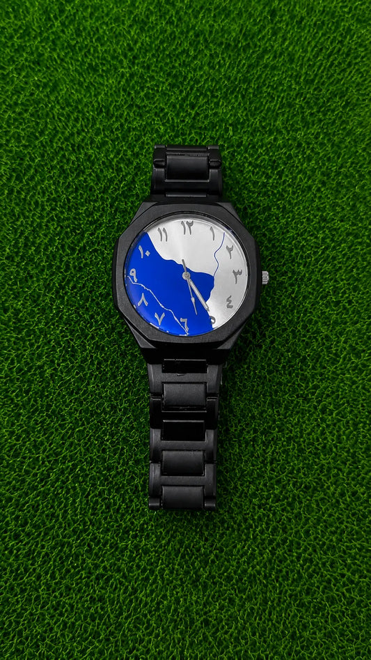 Luxury Black Arabic Dial Men's Analog Watch AJ Bazaar