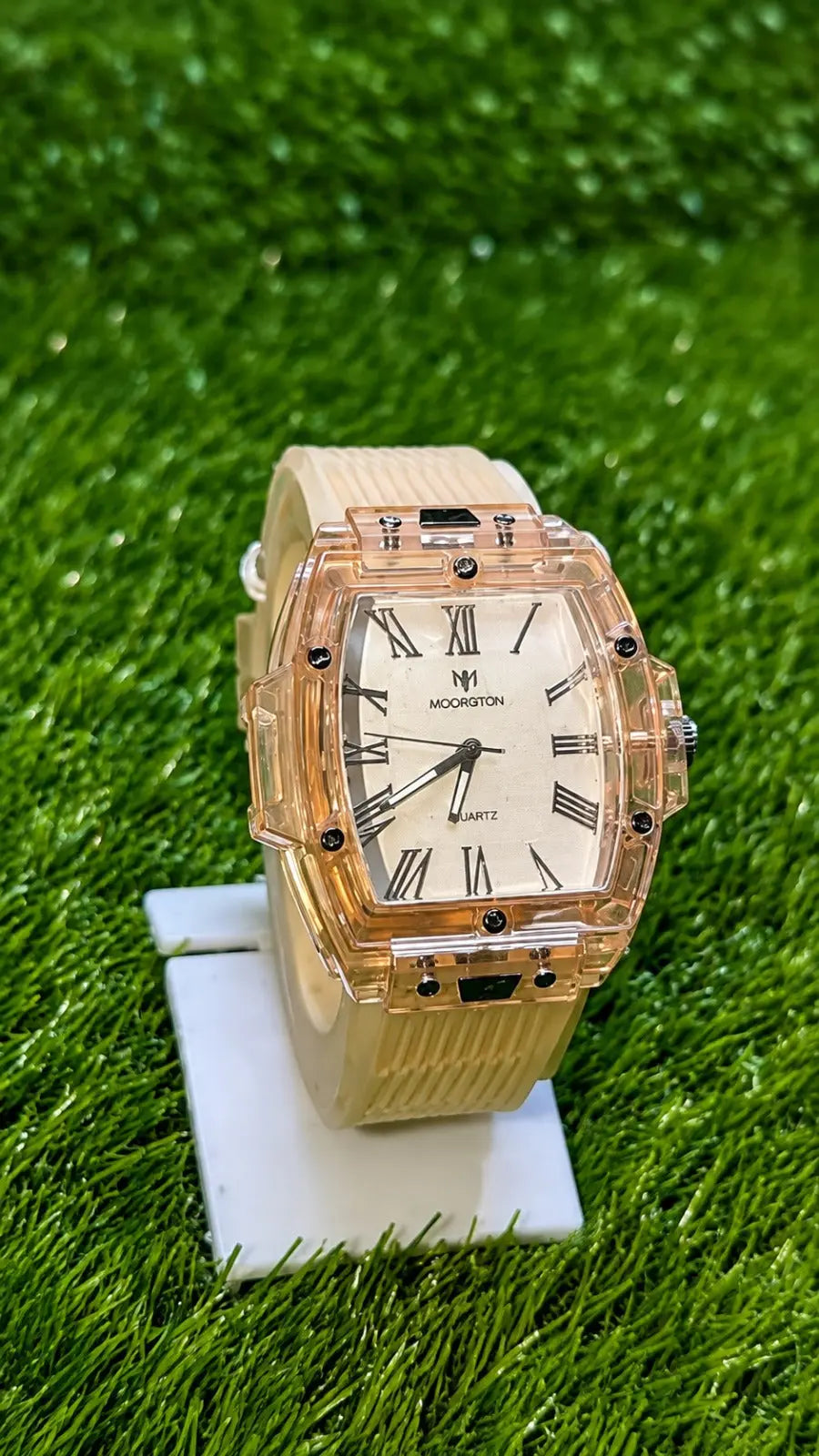 Men’s Transparent Quartz Fashion Watch AJ Bazaar