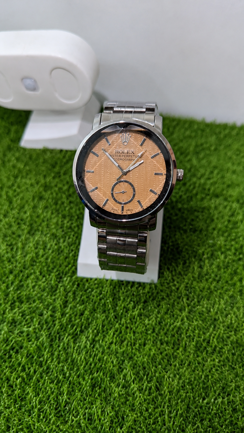 Luxury Silver Men's Analog Watch