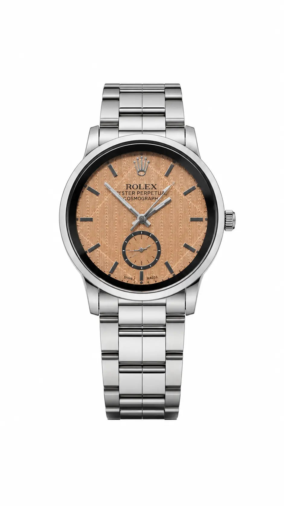 Silver Men's Watch | Luxury Stainless Steel Analog Watch AJ Bazaar