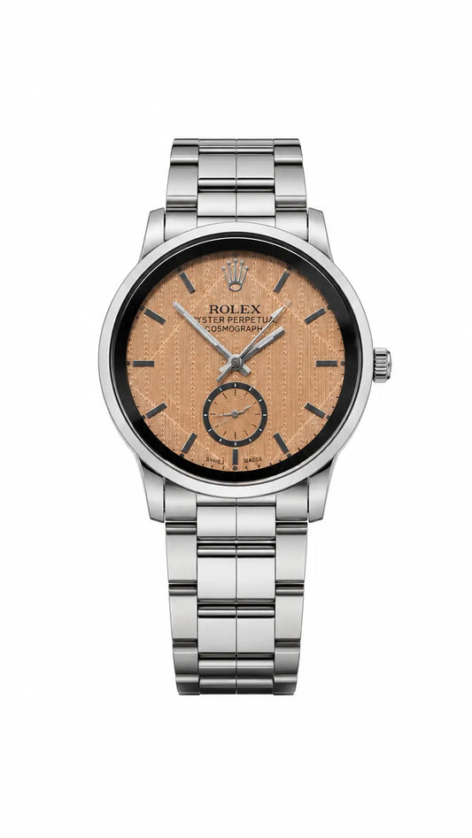 Silver Men's Watch | Luxury Stainless Steel Analog Watch AJ Bazaar