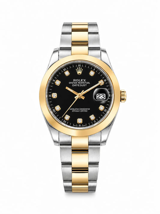 Luxury Silver Analog Men's Watch AJ Bazaar