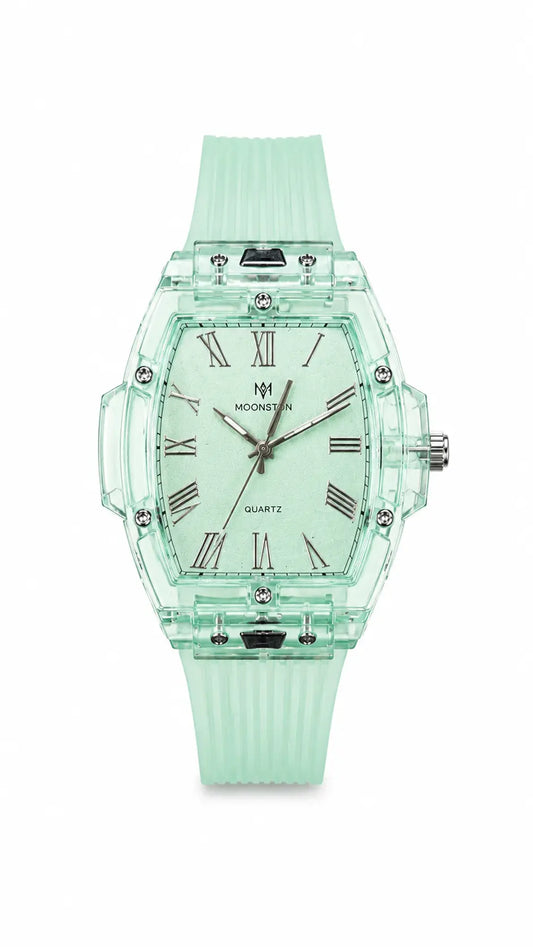 Men’s Transparent Green Mens Fashion Watch AJ Bazaar