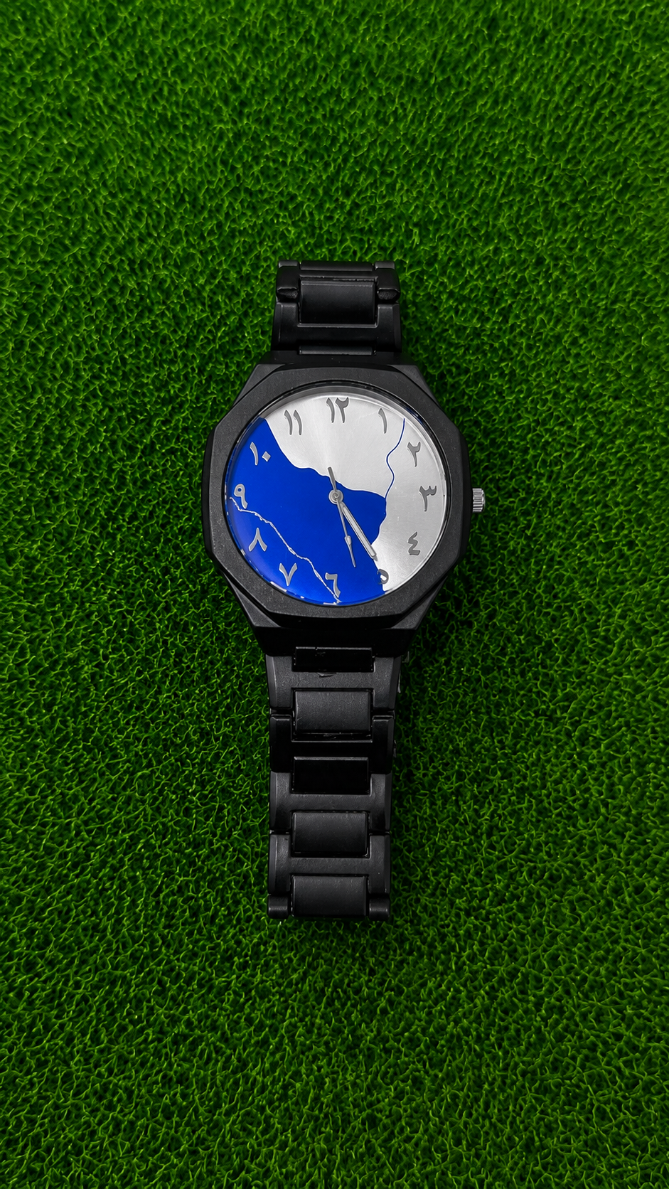 Luxury Black Arabic Dial Men's Analog Watch
