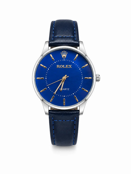 Luxury Silver Men's Analog Watch AJ Bazaar