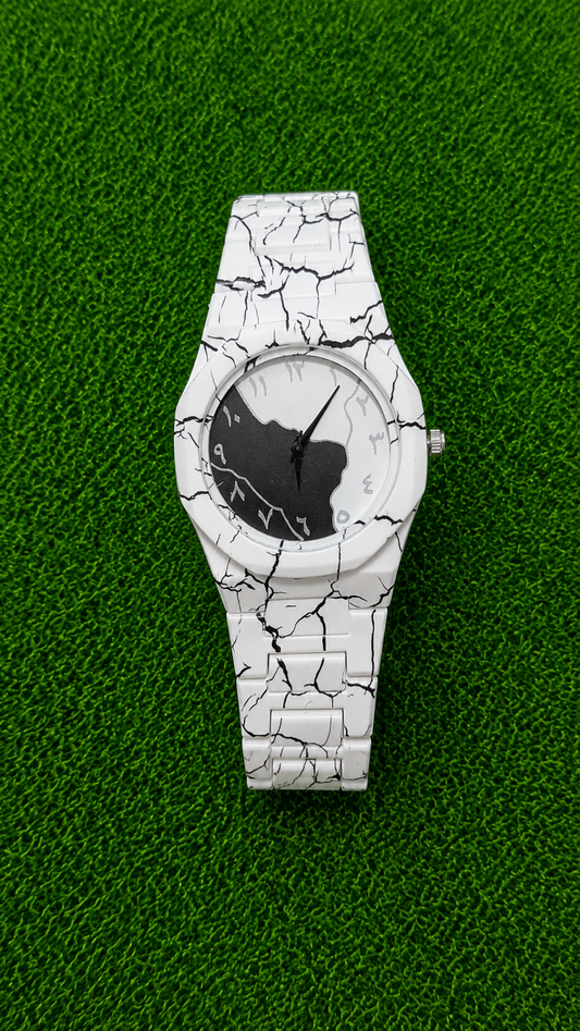 Luxury whait Arabic Dial Men's Analog Watch