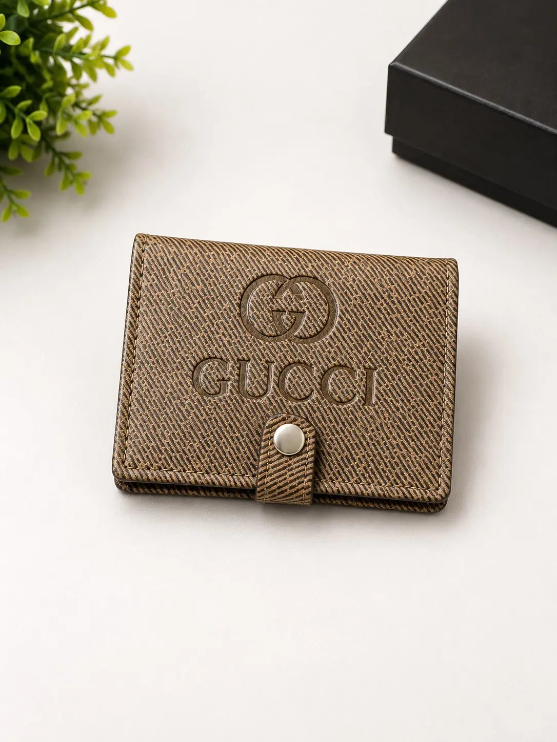 Premium Brown Man,s Wallet  Stylish Snap Closure Wallet AJ Bazaar