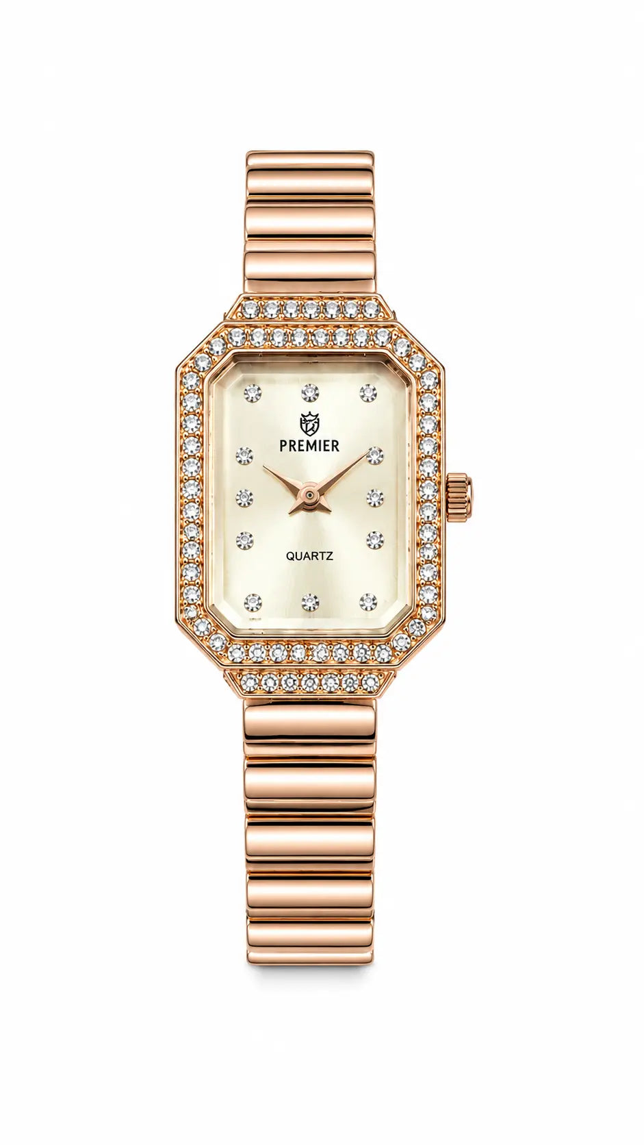 Premier Gold Crystal Women's Watch AJ Bazaar
